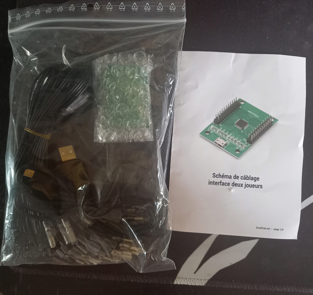 [VENDS] Câble RGB-PI SCART + Encodeur Joystick-boutons Xinmotek - USB 2 joueurs Smallc10