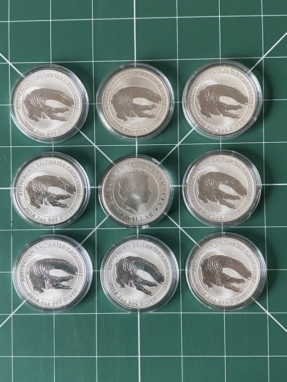 10x2014 Australian Salt Water Crocodile Coins (all sold)  & 10x2014 Koalas (8 left) Img_2114
