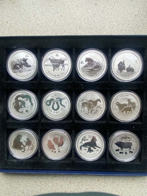 Full set of Perth Mint lunar II series for sale. Img_2424