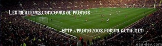 FORUM DES CONCOURS DE PRONOS 2019-2020