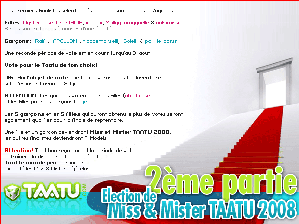 Miss et Mister TAATU 2008 # contest 1 Miss10