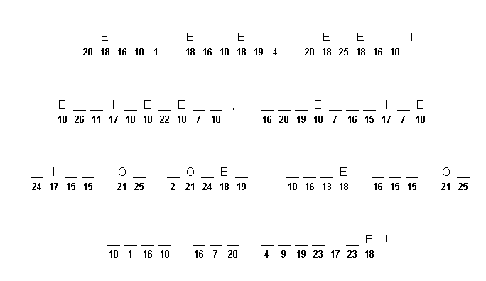 DADA Cryptogram #3 Dadacr11