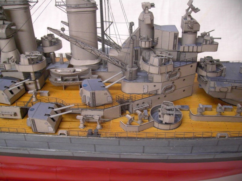 USS Washington 1:200 von Model Card ,Galeriebilder Pict3381