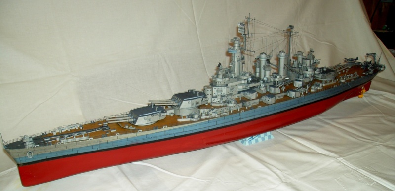 USS Washington 1:200 von Model Card ,Galeriebilder Pict3411