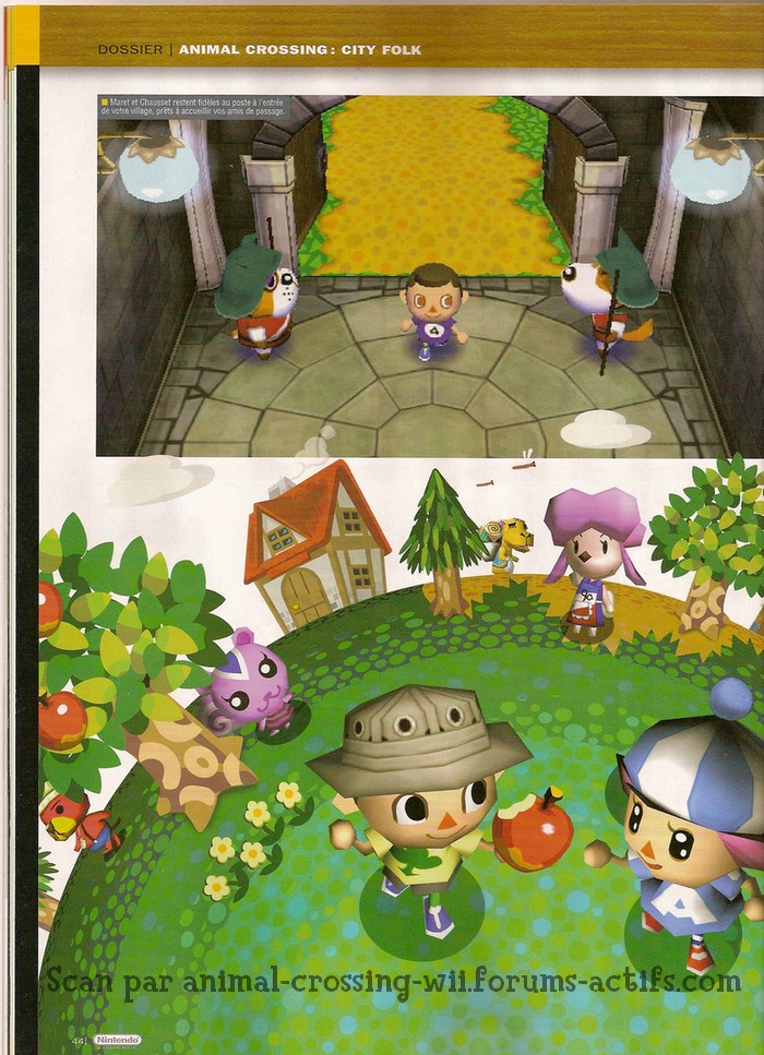 Dossier Animal Crossing City Folk du Nintendo Magazine Accf_p10