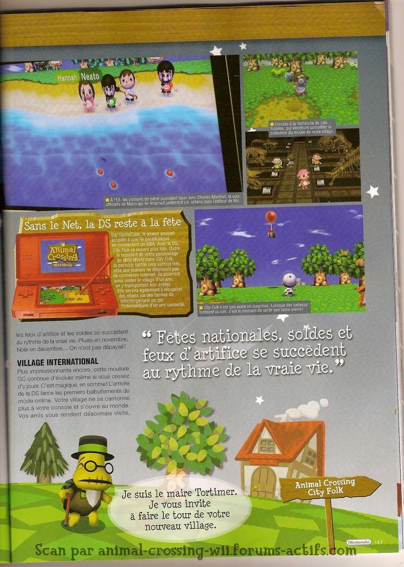 Dossier Animal Crossing City Folk du Nintendo Magazine Accf_p14