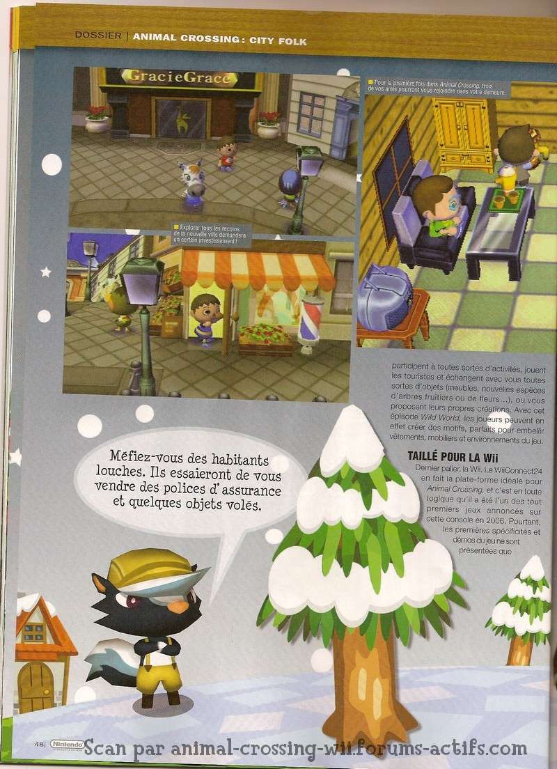 Dossier Animal Crossing City Folk du Nintendo Magazine Accf_p15