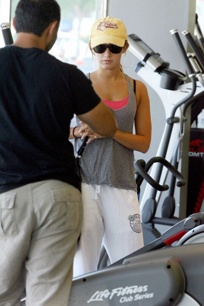 Ashley buys some gym equipment Normal57