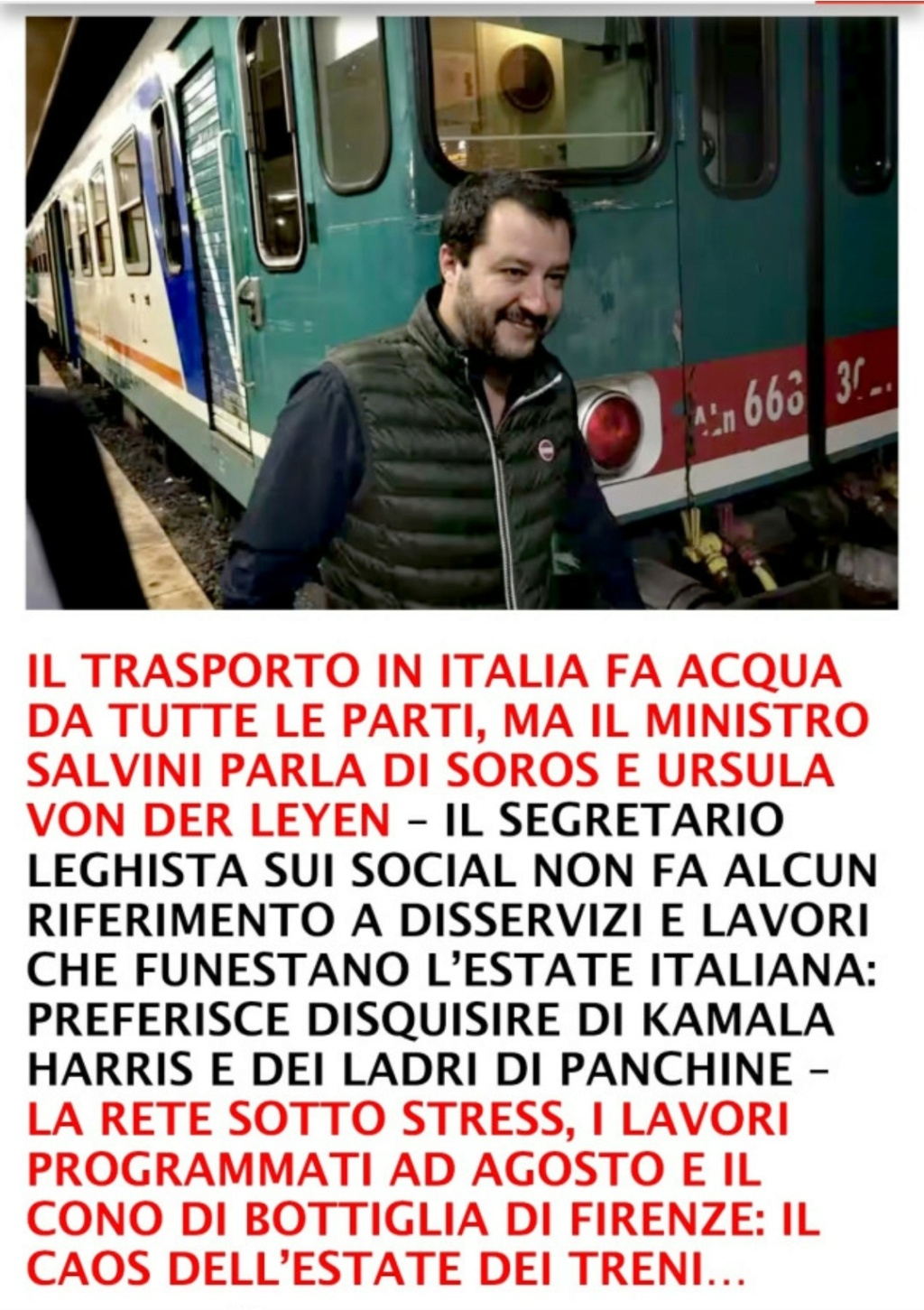 Il treno non parte ha bucato la ruota  Scre3214