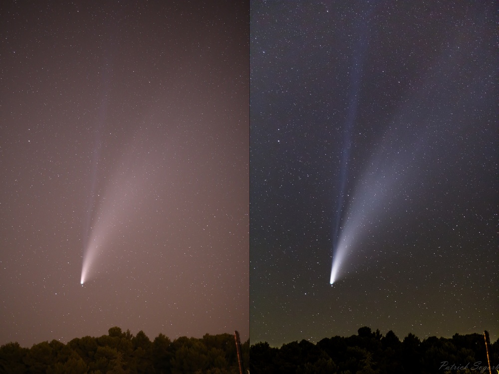 Comete NEOWISE Compar10