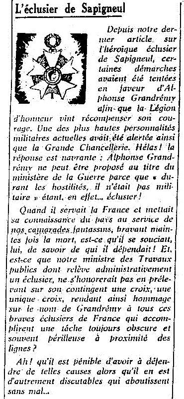 Alphonse GRANDRÉMY, l'éclusier de Sapigneul Journa13