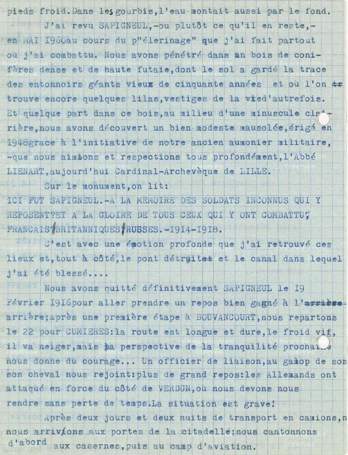 Carnet d'Eugène Achille Paul Bastide (1895-1971) du 201e RI P1011