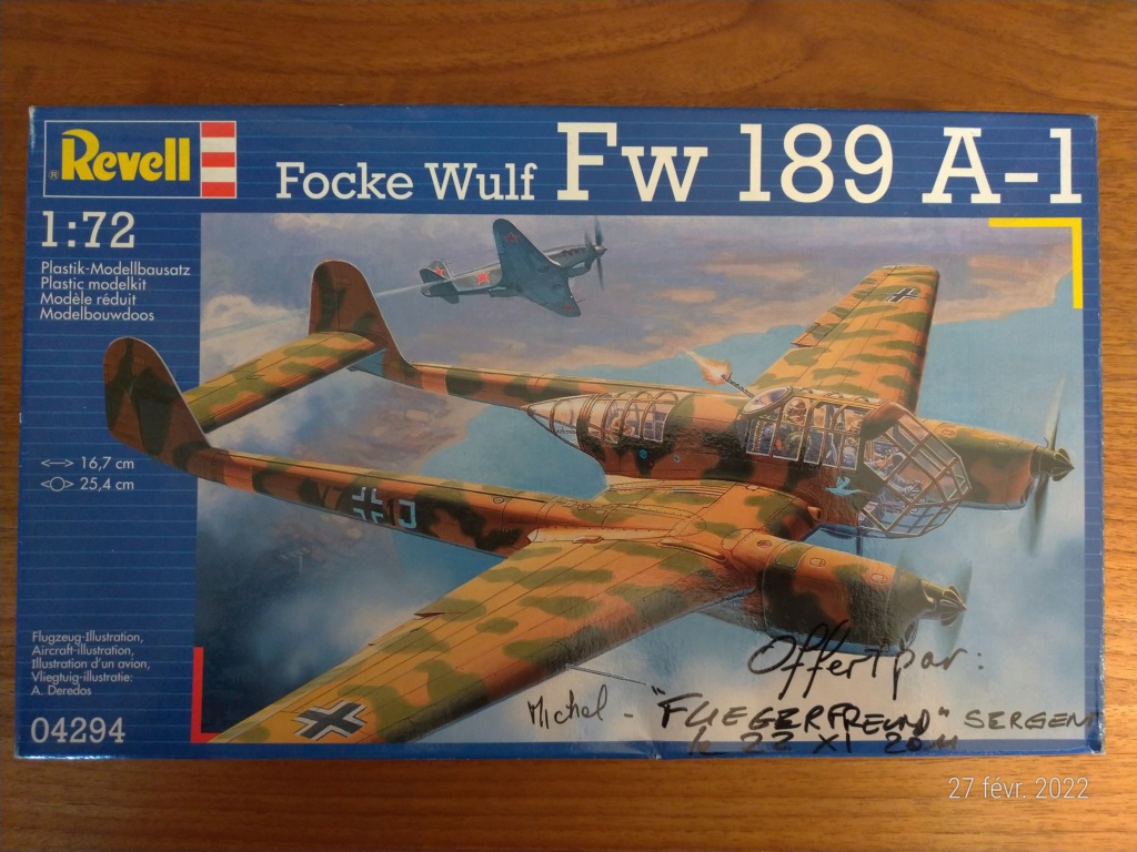 Focke Wulf Fw 189 A-1 "Uhu" - Revell - 1/72 00174
