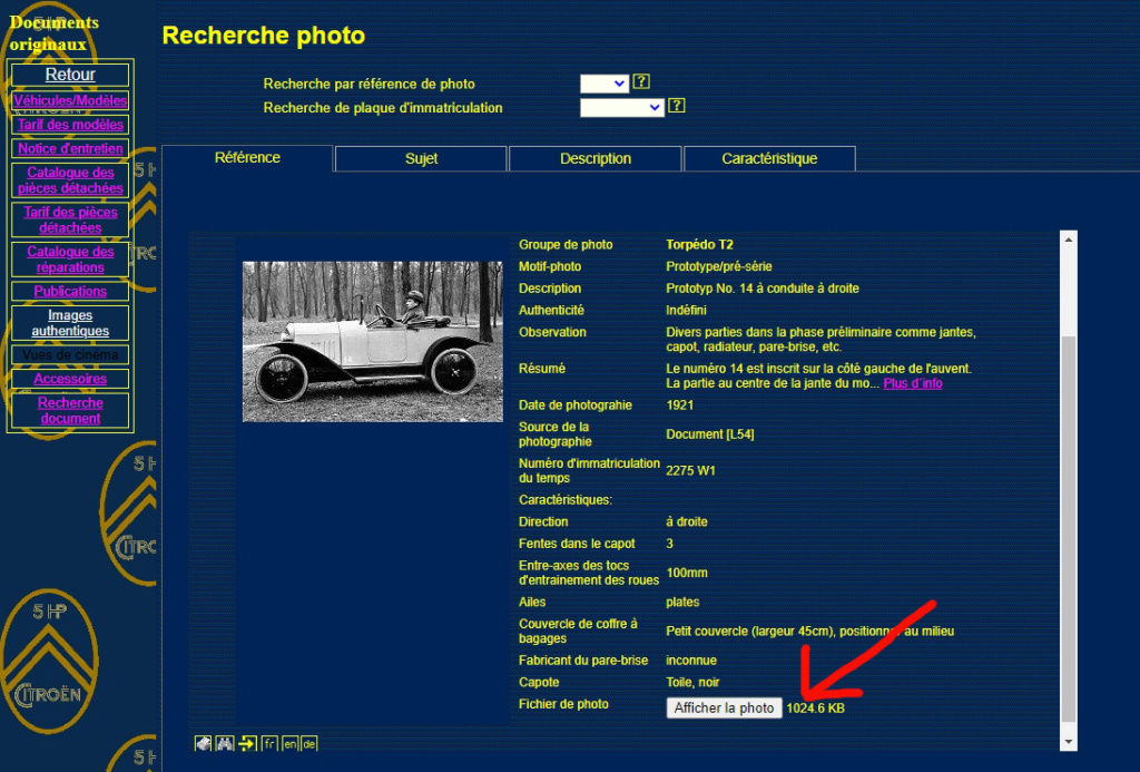 " Images Authentiques " sur  le site " 5HP CITROEN " (  www.citroen-5hp.ch/ ) 1311