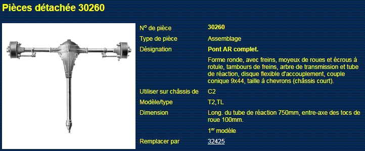 Arbre transmission trop long 3026010