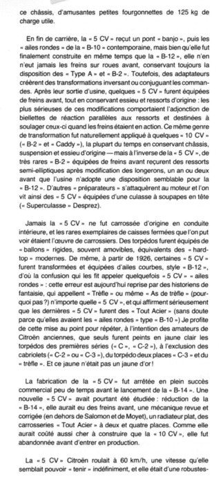 Citroen  5HP- extraits  de " Quai de Javel , Quai Andre Citroen " par Pierre Dumont - 1976 336