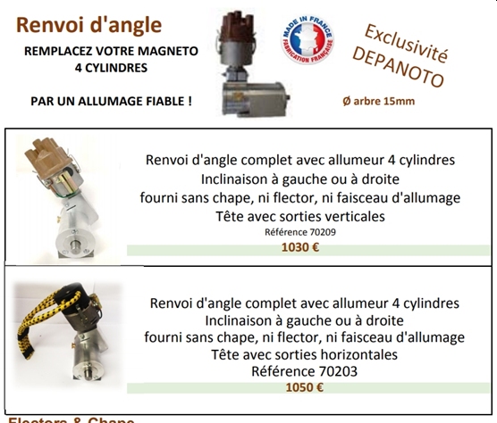 Allumage par batterie/ bobine / distributeur 513