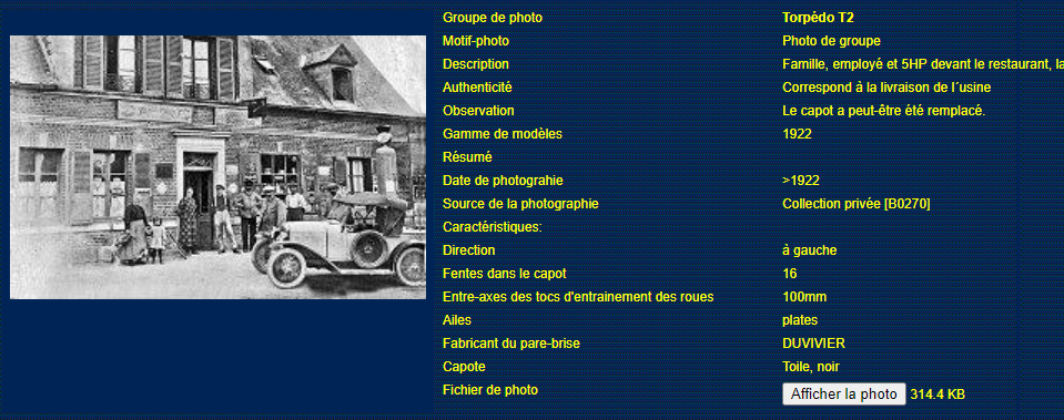 " Images Authentiques " sur  le site " 5HP CITROEN " (  www.citroen-5hp.ch/ ) S2011