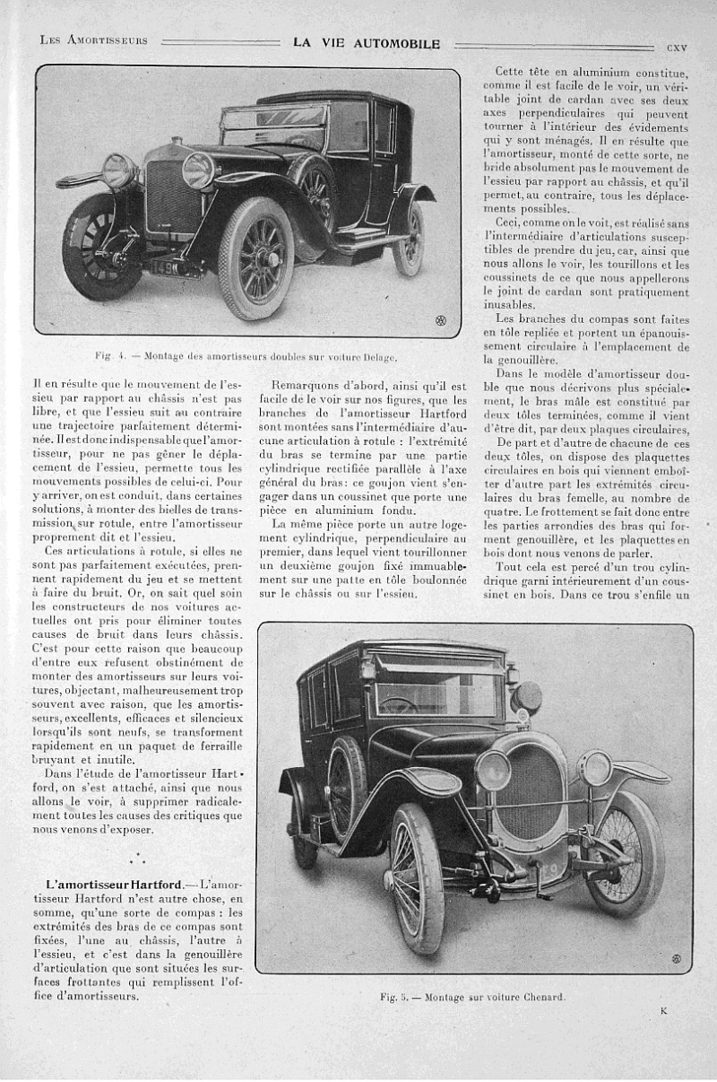 Les Amortisseurs Hartford - La Vie Automobile- Automne 1922 Screen54