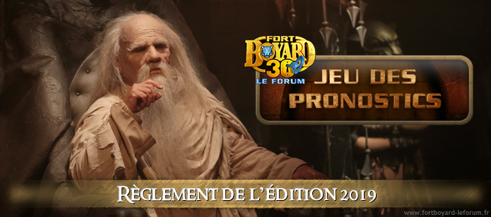 Règlement du Jeu des Pronostics de Fort Boyard 2019 Pronos11