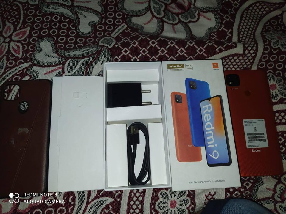  Redmi 9c 64g4ram استخدام اسبوعين بحالة لجديد كامل غراضو للبيع او البدل  20047311