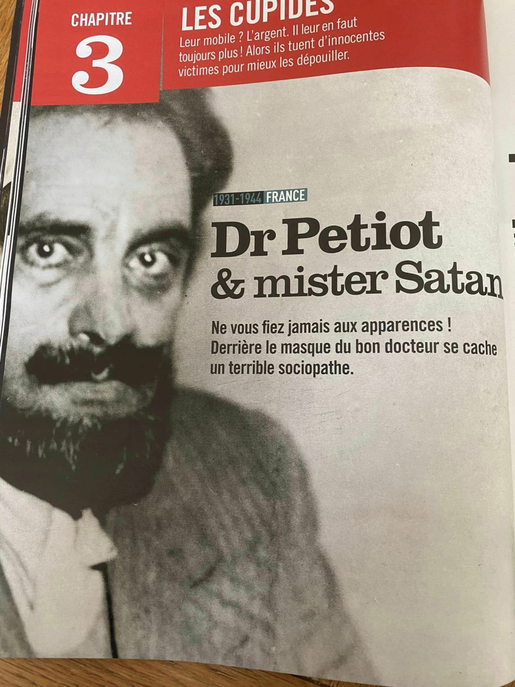 docteur Marcel Petiot dit « docteur Satan » né un 17 janvier 1897 114