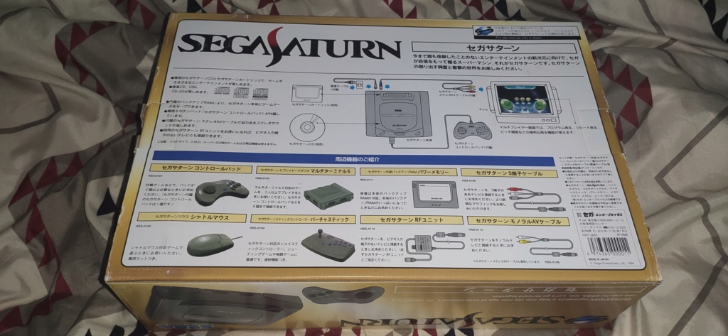 [VDS] Sega Saturn V1 JAP modèle HST-001 en boîte 16922717