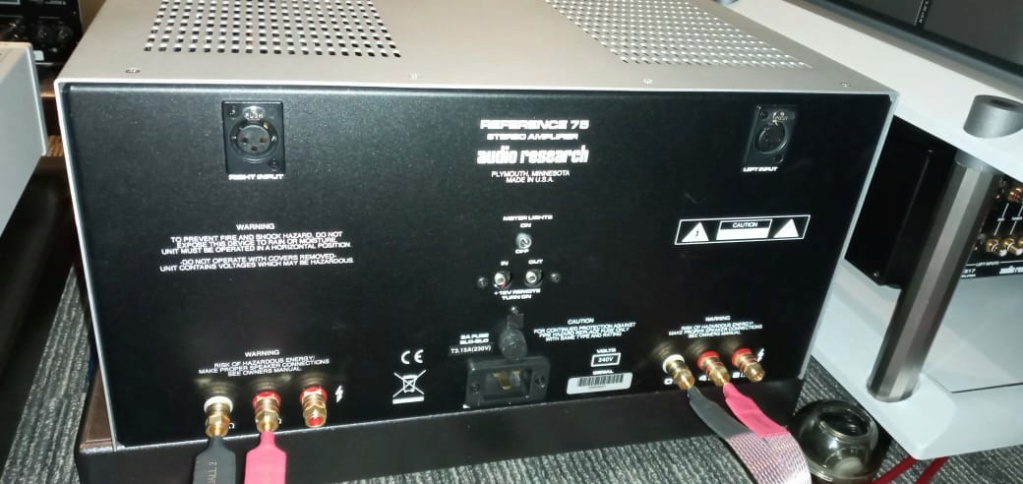 Audio Research Ref75 vacuum tube power amplifier 0f0ae710