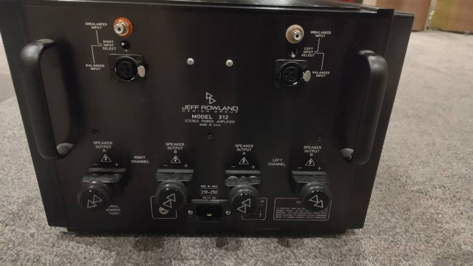 Jeff Rowland Model 312 power amplifier  Img-2016