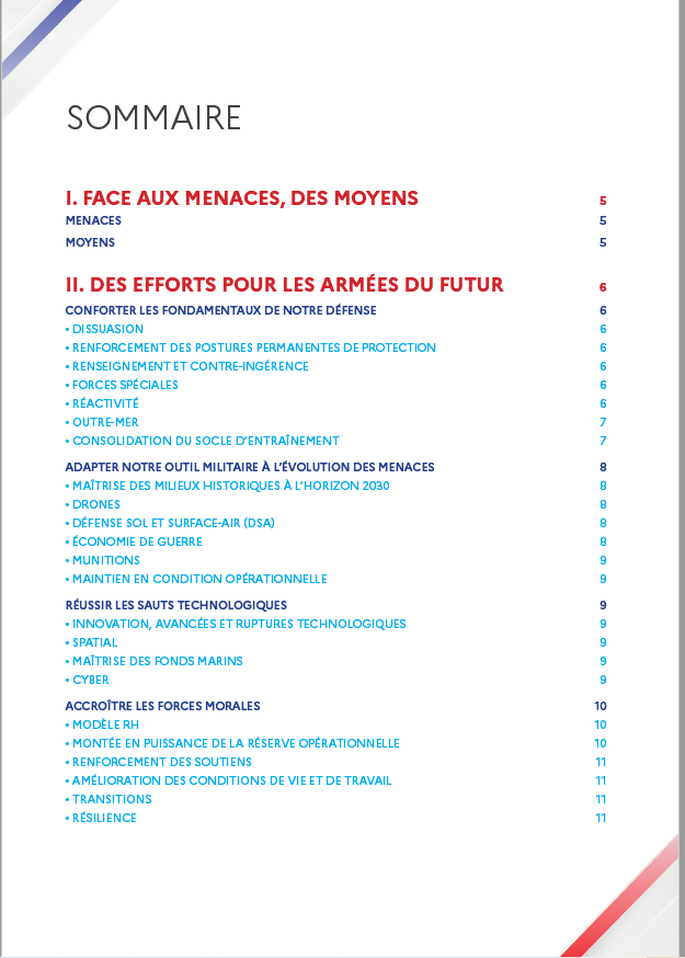 Livret de présentation de la loi de programmation militaire  Captur90