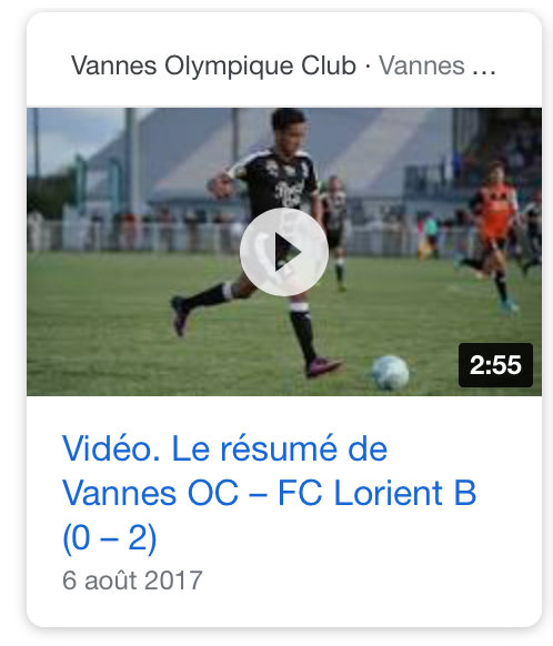 [N2 - 2ème journée] FC LORIENT B - VANNES OC 8f5c7b10