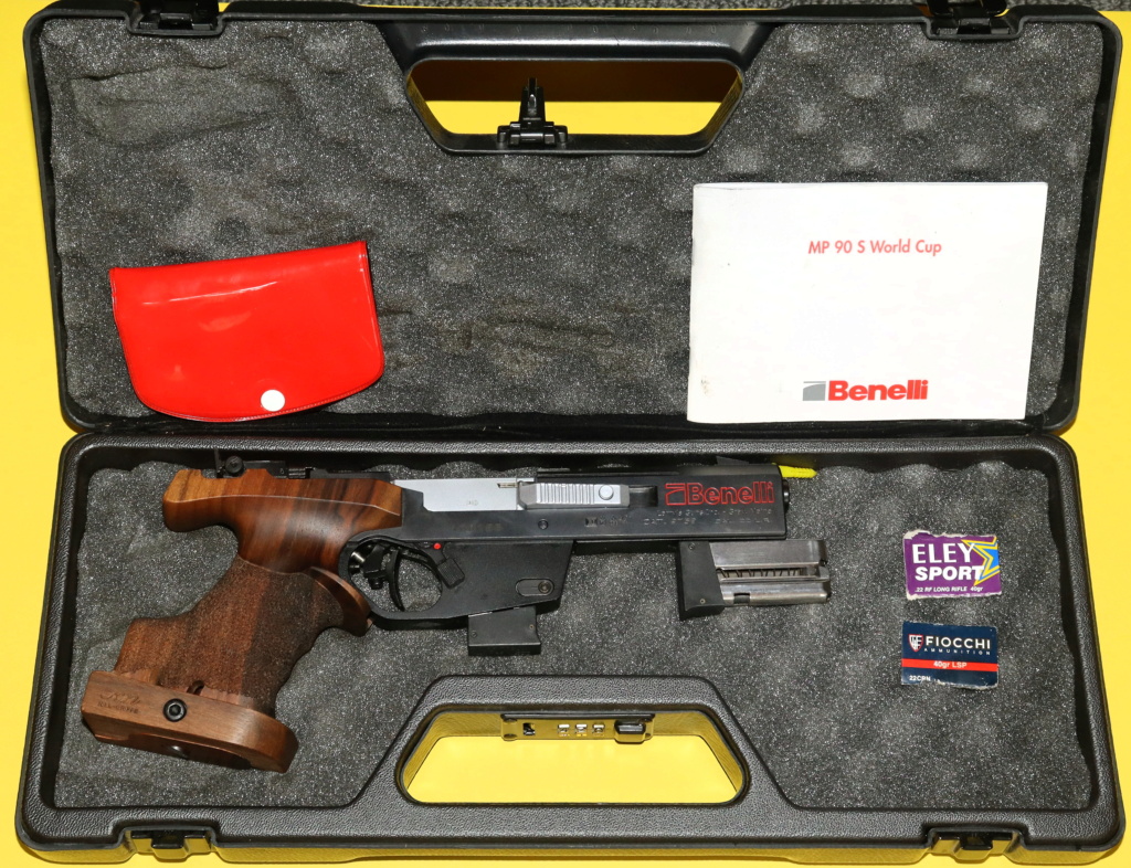 SOLD   Benelli MP 90s, "World Cup,"  Perfect Condition, .22Match Pistol 1014