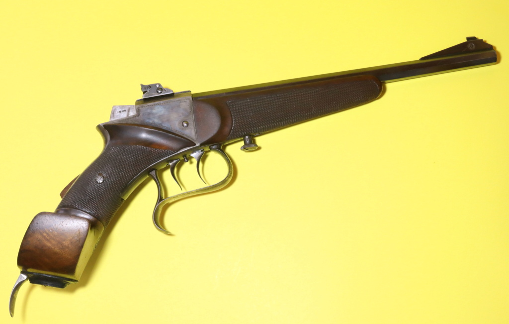 SOLD (Pending Funds) German "Tell" Free Pistol, 1935 215