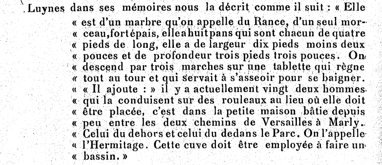 L'Ermitage de Mme de Pompadour, puis de Mesdames, à Versailles. 1110