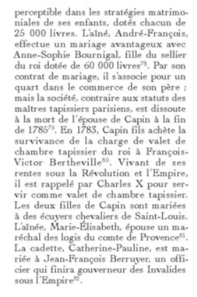 Claude-François Capin (1727-1789), tapissier ordinaire du roi. 511