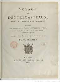 A la recherche de la Pérouse, Antoine Bruny d'Entrecasteaux (1737-1793) ______28
