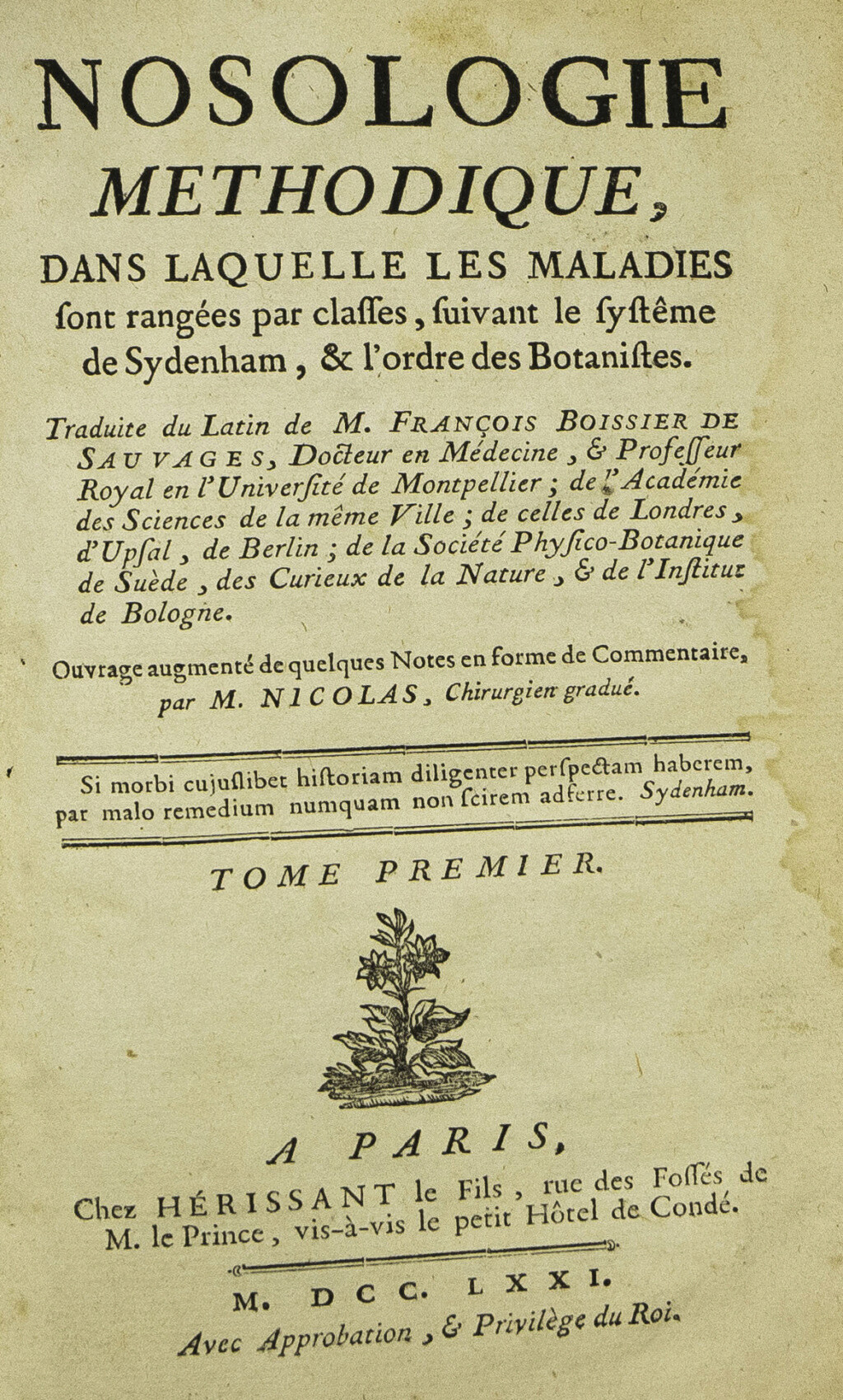 Jean-Baptiste Antoine Andouillé , Premier Chirurgien du Roi  Boissi10