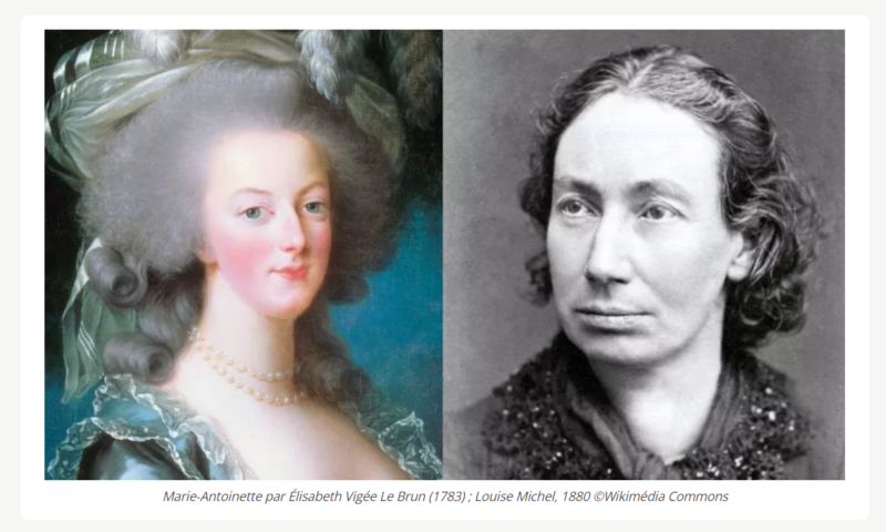 Portraits croisés de Louise Michel et Marie-Antoinette Capt1690