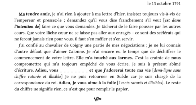 Evelyne Lever Fersen - Le grand amour de Marie-Antoinette, lettres secrètes de la reine et du comte de Fersen. Evelyne Lever Captu846