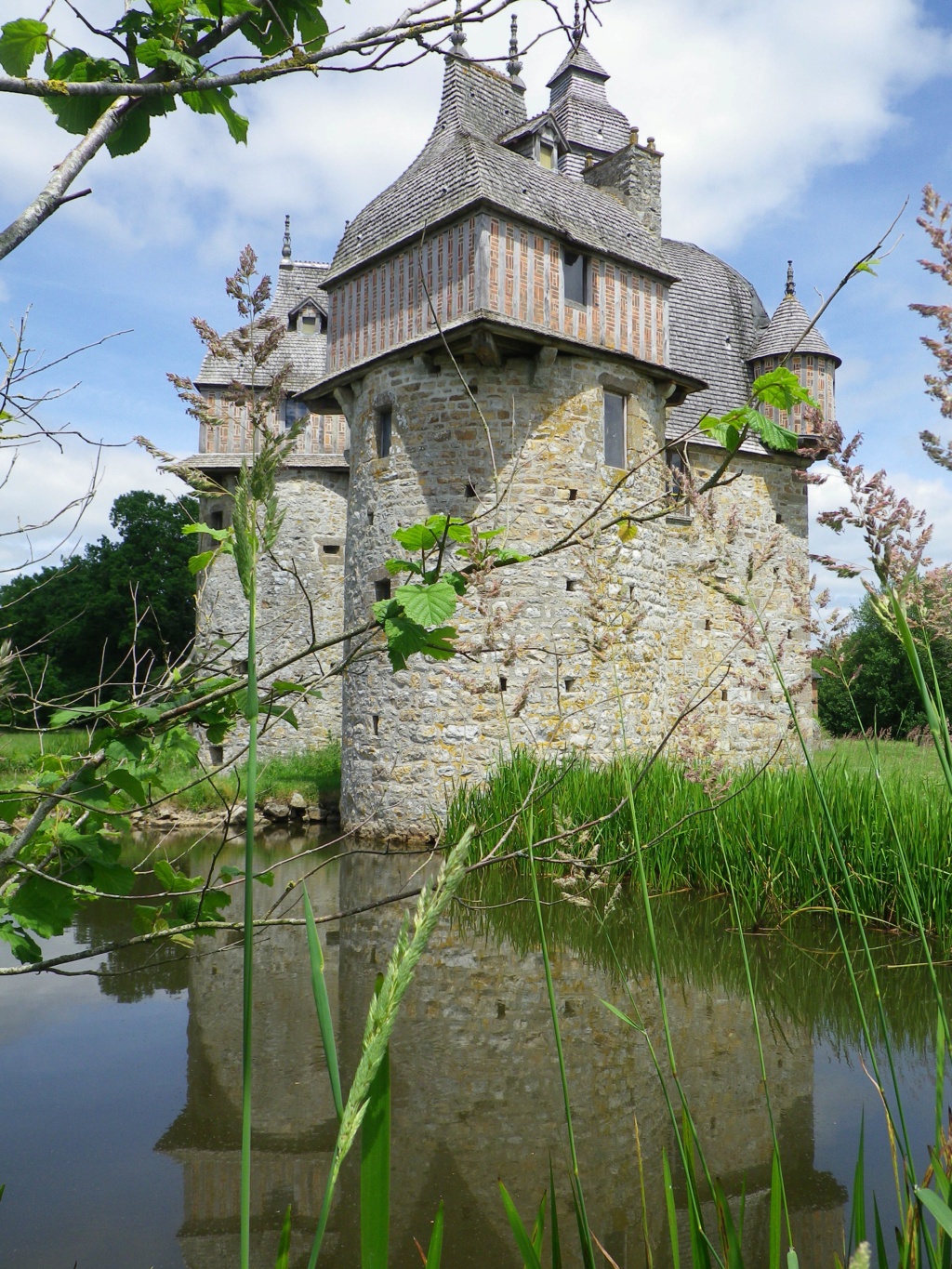 Domfront, Normandie :   le Manoir de la Saucerie Imgp2626