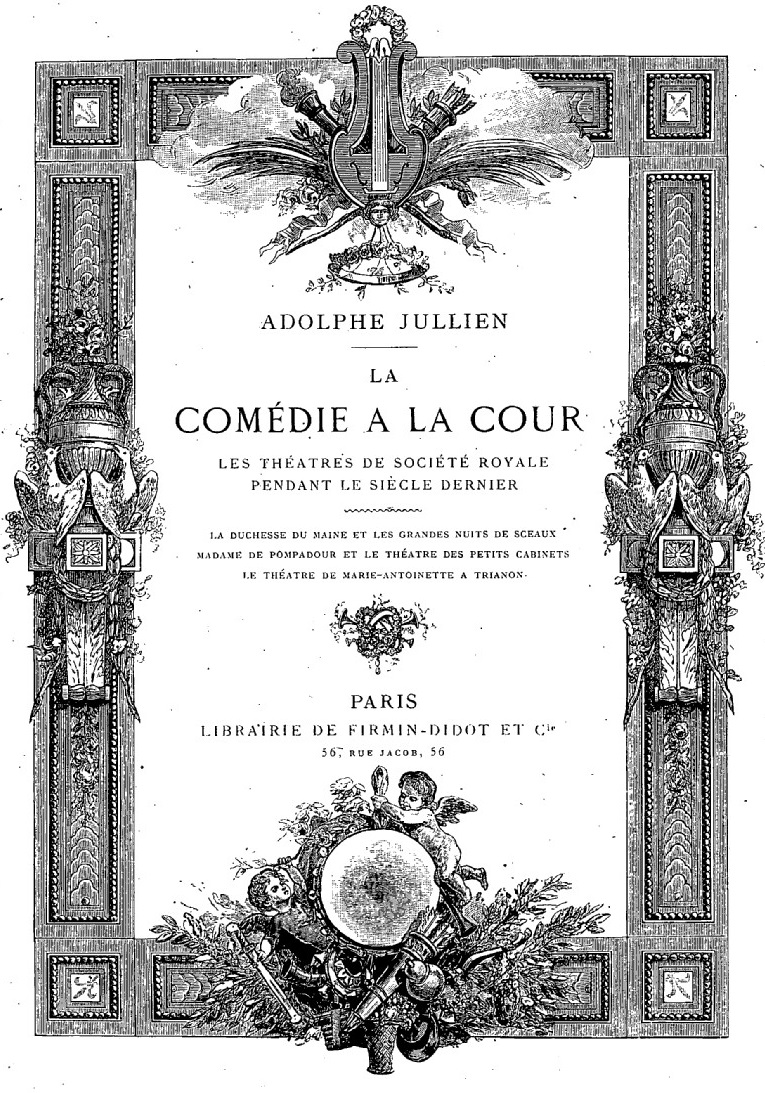 A Versailles, le Théâtre des Petits Cabinets du roi Louis XV La_com11