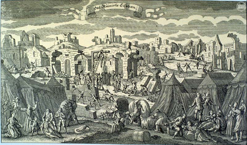 lisbonne - Le tremblement de terre de Lisbonne, 1755. Lisbon10