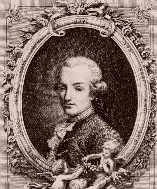 Le poète Nicolas-Joseph-Laurent Gilbert ( 1750 - 1780 ) Nicola12