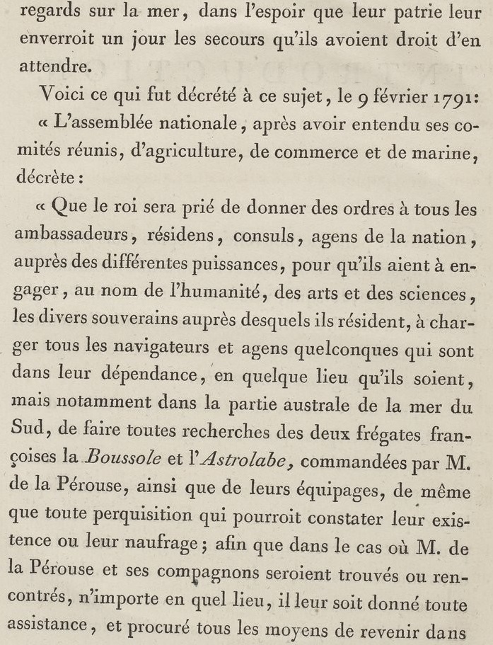 A la recherche de la Pérouse, Antoine Bruny d'Entrecasteaux (1737-1793) Relati11