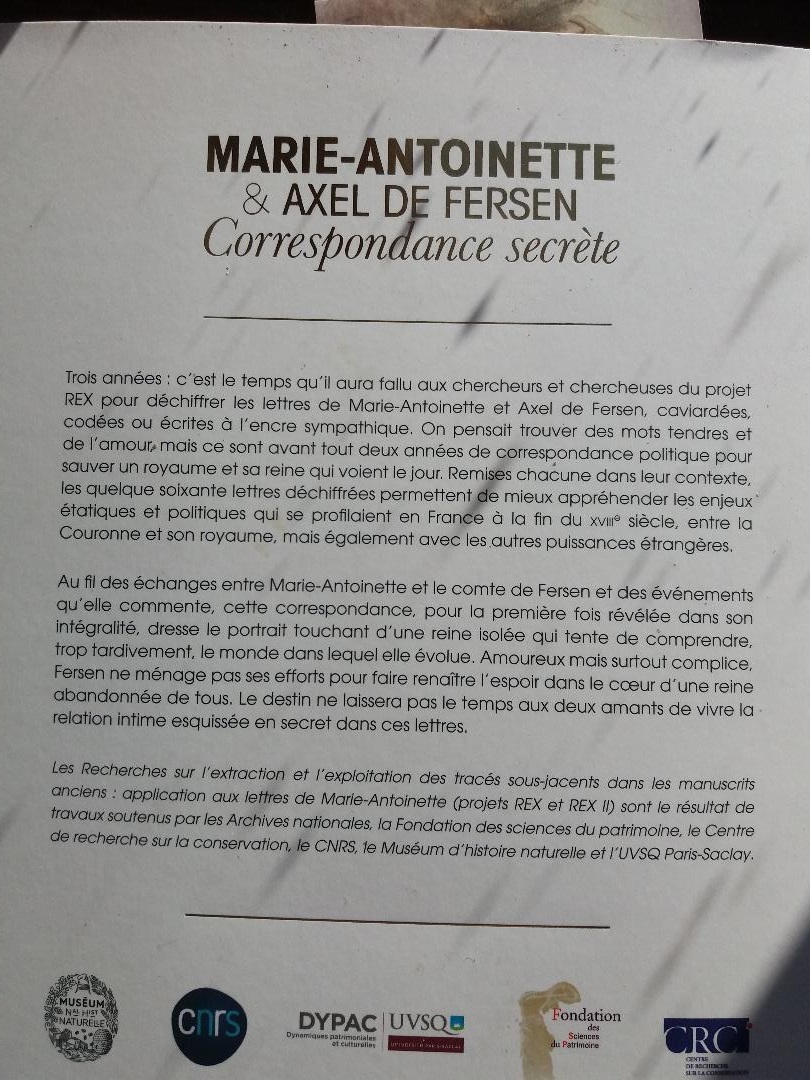 Isabelle Aristide-Hastir, Marie-Antoinette &  Axel de Fersen, Correspondance secrète Thumb520