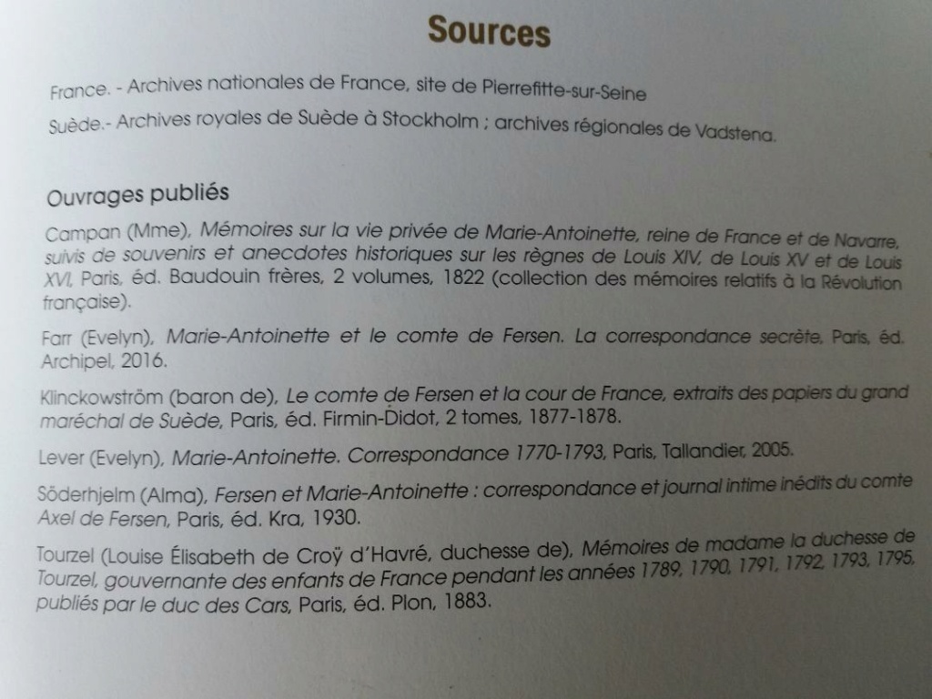 Isabelle Aristide-Hastir, Marie-Antoinette & Axel de Fersen, Correspondance secrète Thumb524