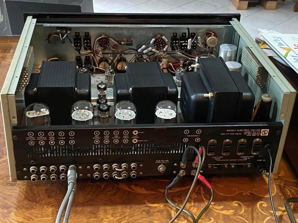 Vintage Sansui AU-111 tube integrated amp  35d41710