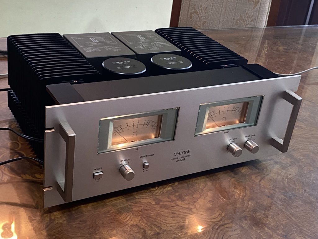 Diatone DA-A10DC+DA-M15 Hiend DC power amp 95f18d10