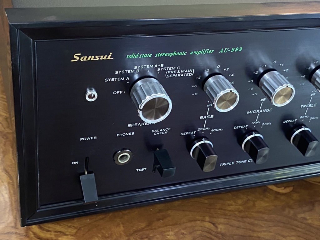 Sansui AU-999 pre / main integrated amp  9e42f310