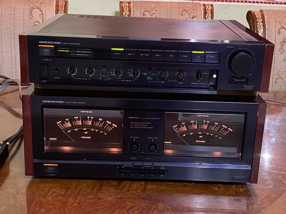 ONKYO integra P-308 & M-508 pre n power amp C61d3510